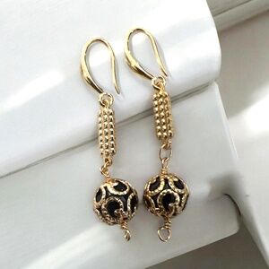 Gold Bali Fashion Earrings